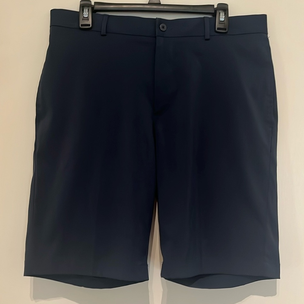 Slazenger shorts Navy Blue 34W 9L flat front